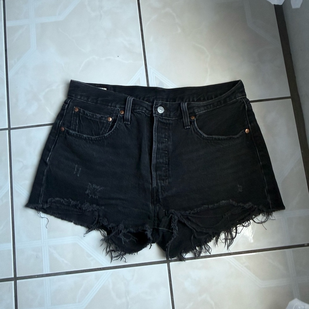Levi's 501 High Rise Denim Shorts